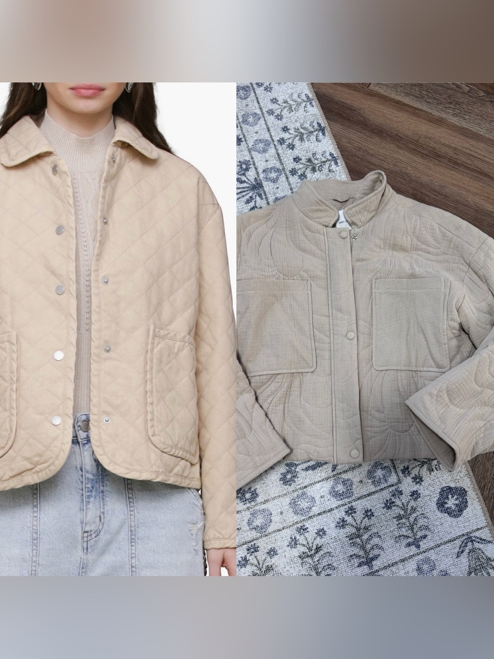 Avec Les Filles Quilted Cotton Jacket